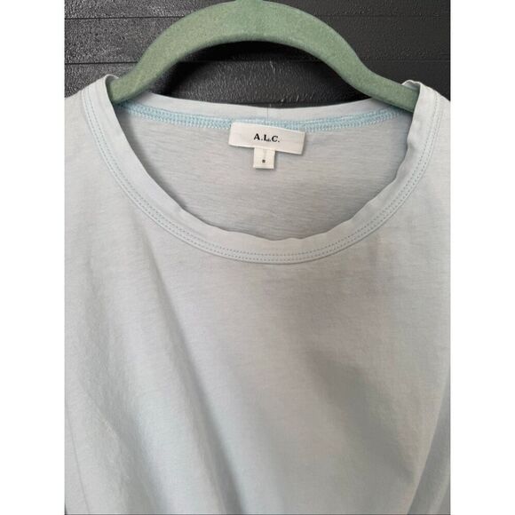 A.L.C Monica Wrap Cotton T-Shirt - Picture 5 of 8